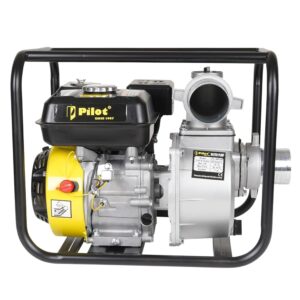 Pilot Agriculture Water Pump 7.5HP 3x3 Inch Petrol Engine | 4 Stroke High Pressure Irrigation Pump | 1000-1200 LPM | 30m Lift | Farming & Water Transfer